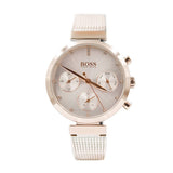  Shop Authentic Hugo Boss Flawless White Dial Gold Mesh Bracelet Watch for Women - 1502553 - Luxxuri