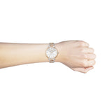  Shop Authentic Hugo Boss Signature Silver Dial Two Tone Steel Strap Watch for Women - 1502567 - Luxxuri