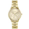  Shop Authentic Hugo Boss Prima Gold Dial Gold Steel Strap Watch for Women - 1502572 - Luxxuri