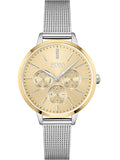  Shop Authentic Hugo Boss Symphony Gold Dial Silver Mesh Bracelet Watch for Women - 1502600 - Luxxuri