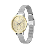  Shop Authentic Hugo Boss Symphony Gold Dial Silver Mesh Bracelet Watch for Women - 1502600 - Luxxuri
