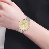  Shop Authentic Hugo Boss Symphony Gold Dial Silver Mesh Bracelet Watch for Women - 1502600 - Luxxuri