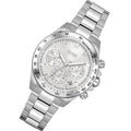 Hugo Boss Novia Chronograph Silver Dial Silver Steel Strap Watch for Women - 1502616