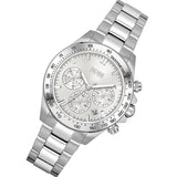  Shop Authentic Hugo Boss Novia Chronograph Silver Dial Silver Steel Strap Watch for Women - 1502616 - Luxxuri