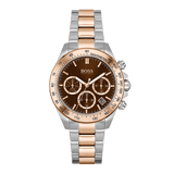  Shop Authentic Hugo Boss Novia Brown Dial Two Tone Steel Strap Watch for Women - 1502617 - Luxxuri