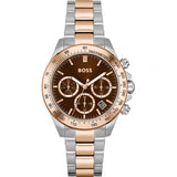  Shop Authentic Hugo Boss Novia Brown Dial Two Tone Steel Strap Watch for Women - 1502617 - Luxxuri