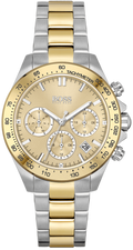 Hugo Boss Novia Gold Dial Two Tone Steel Strap Watch for Women - 1502618