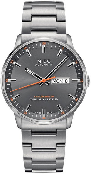  Shop Authentic Mido Commander II Automatic Chronometer Grey Dial Silver Steel Strap Watch For Men - M021.431.11.061.01 - Luxxuri