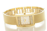  Shop Authentic Guess Nouveau Diamonds Gold Dial Gold Mesh Bracelet Watch for Women - W0127L2 - Luxxuri