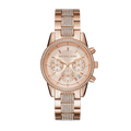  Shop Authentic Michael Kors Ritz Chronograph Rose Gold Dial Rose Gold Steel Strap Watch For Women - MK6485 - Luxxuri