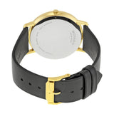  Shop Authentic Movado Sapphire Gold Dial Black Leather Strap Watch For Men - 606883 - Luxxuri