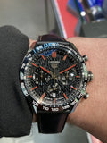  Shop Authentic Tag Heuer Carrera Year of The Rabbit Automatic Chronograph Black Dial Black Leather Strap Watch for Men - CBN2A1L.FC6521 - Luxxuri