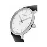  Shop Authentic Calvin Klein High Noon Quartz White Dial Black Leather Strap Watch for Men - K8M211C6 - Luxxuri