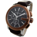  Shop Authentic Gucci G Chrono Black Dial Brown Leather Strap Watch For Men - YA101202 - Luxxuri