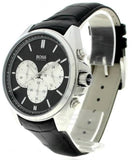  Shop Authentic Hugo Boss Driver Black Dial Black Leather Strap Watch for Men - 1512879 - Luxxuri