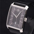  Shop Authentic Calvin Klein Window Black Dial Black Leather Strap Watch for Men - K2M21107 - Luxxuri