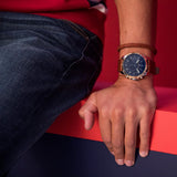  Shop Authentic Tommy Hilfiger Decker Blue Dial Brown Leather Strap Watch for Men - 1791561 - Luxxuri
