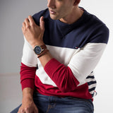  Shop Authentic Tommy Hilfiger Decker Blue Dial Brown Leather Strap Watch for Men - 1791561 - Luxxuri