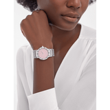  Shop Authentic Bvlgari Bvlgari Bvlgari Quartz Pink Dial Silver Steel Strap Watch for Women - BVLGARI103711 - Luxxuri
