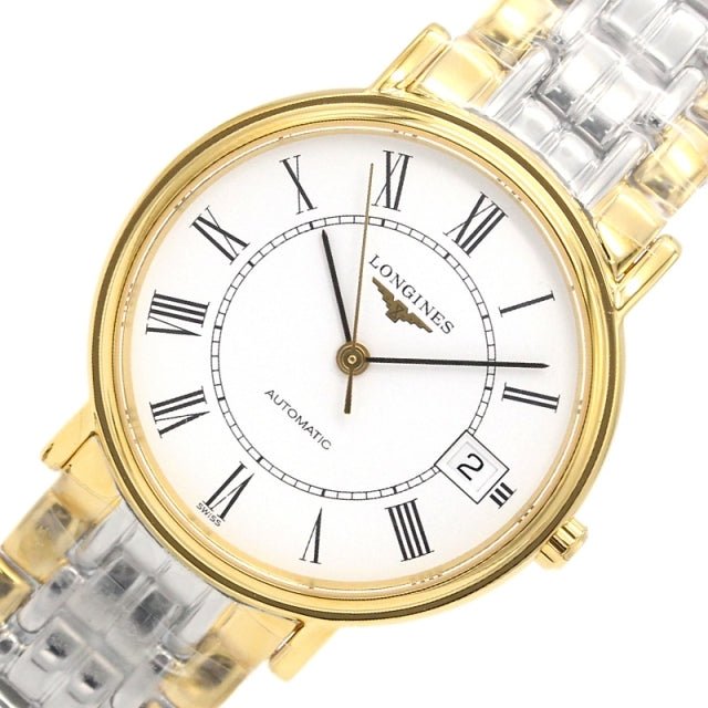  Shop Authentic Longines Presence 25.5mm Automatic White Dial Two Tone Steel Strap Watch for Women - L4.321.2.11.7 - Luxxuri
