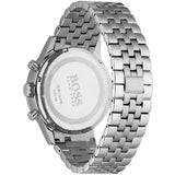  Shop Authentic Hugo Boss Aeroliner Chronograph White Dial Silver Steel Strap Watch For Men - 1512445 - Luxxuri