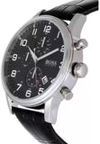  Shop Authentic Hugo Boss Aeroliner Chronograph Quartz Black Dial Black Leather Strap Watch For Men - HB1512448 - Luxxuri