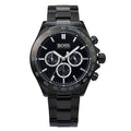 Hugo Boss Ikon Chronograph Black Dial Black Steel Strap Watch for Men - 1512961