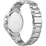  Shop Authentic Hugo Boss Ikon Chronograph White Dial Silver Steel Strap Watch for Men - 1512962 - Luxxuri