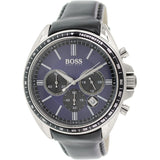  Shop Authentic Hugo Boss Driver Sport Chronograph Blue Dial Black Leather Strap Watch for Men - 1513077 - Luxxuri