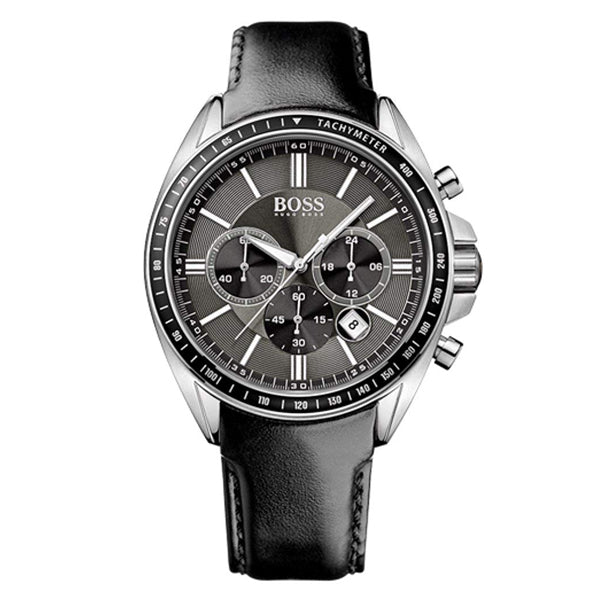  Shop Authentic Hugo Boss Contemporary Sport Driver Black Dial Black Leather Strap Watch for Men - 1513085 - Luxxuri
