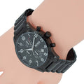  Shop Authentic Hugo Boss Chronograph Black Dial Black Steel Strap Watch for Men - 1513180 - Luxxuri