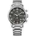  Shop Authentic Hugo Boss Aeroliner Black Dial Silver Steel Strap Watch for Men - 1513181 - Luxxuri