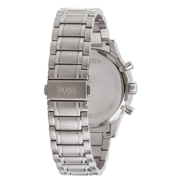 Shop Authentic Hugo Boss Aeroliner Blue Dial Silver Steel Strap Watch for Men - 1513183 - Luxxuri