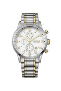  Shop Authentic Hugo Boss Areoliner Chronograph White Dial Two Tone Steel Strap Watch for Men - 1513236 - Luxxuri