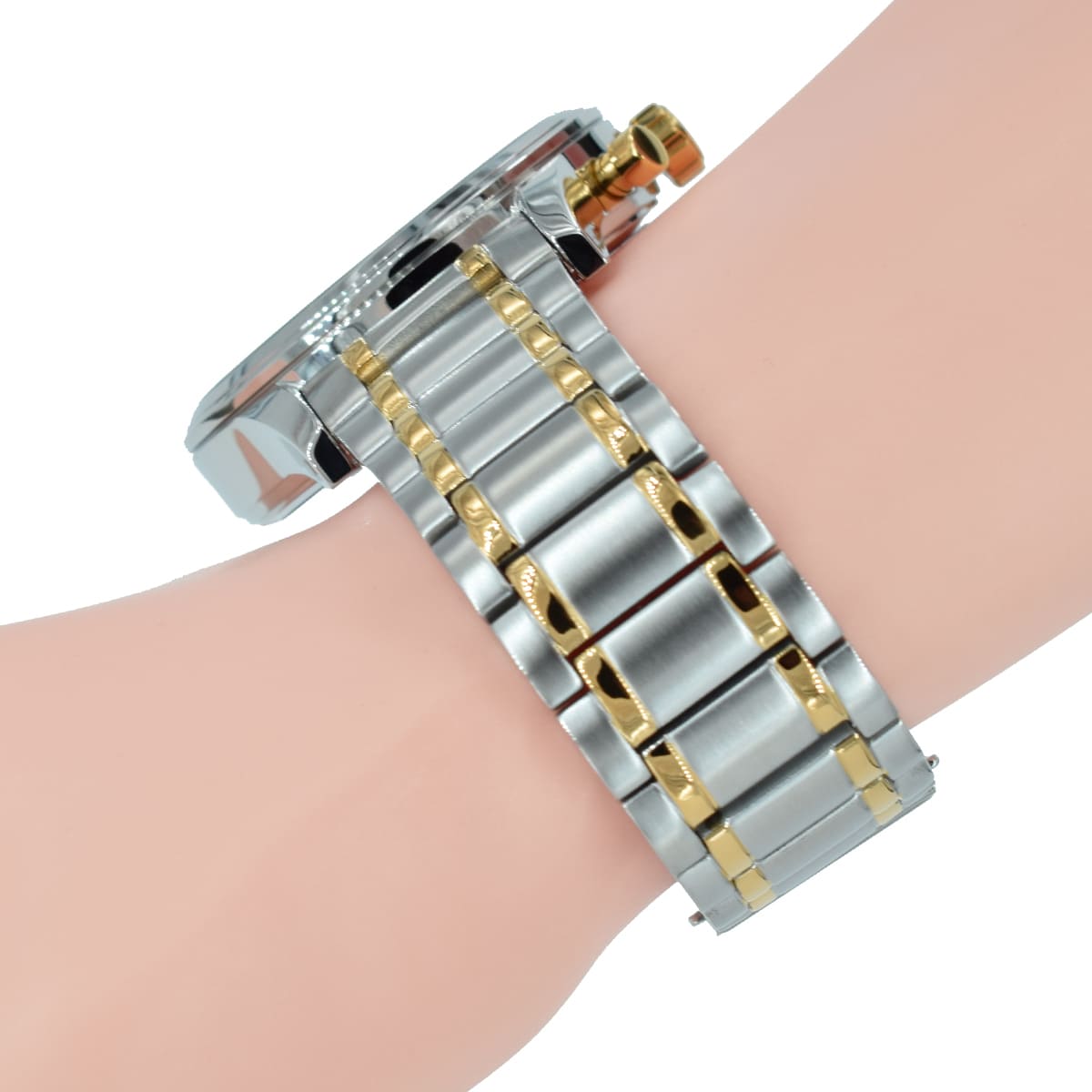  Shop Authentic Hugo Boss Areoliner Chronograph White Dial Two Tone Steel Strap Watch for Men - 1513236 - Luxxuri