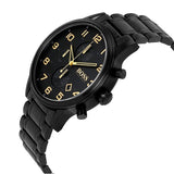  Shop Authentic Hugo Boss Aeroliner Black Dial Black Steel Strap Watch for Men - 1513275 - Luxxuri
