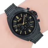  Shop Authentic Hugo Boss Driver Black Dial Black Steel Strap Watch for Men - 1513277 - Luxxuri