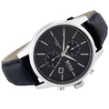  Shop Authentic Hugo Boss Jet Black Dial Black Leather Strap Watch for Men - 1513279 - Luxxuri
