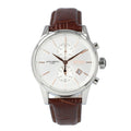  Shop Authentic Hugo Boss Jet White Dial Brown Leather Strap Watch for Men - 1513280 - Luxxuri