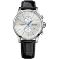  Shop Authentic Hugo Boss Jet Silver Dial Black Leather Strap Watch for Men - 1513282 - Luxxuri