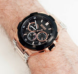  Shop Authentic Hugo Boss Supernova Black Dial Two Tone Steel Strap Watch for Men - 1513358 - Luxxuri
