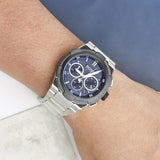  Shop Authentic Hugo Boss Supernova Chronograph Blue Dial Silver Steel Strap Watch for Men - 1513360 - Luxxuri