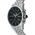  Shop Authentic Hugo Boss Jet Black Dial Silver Steel Strap Watch for Men - 1513383 - Luxxuri