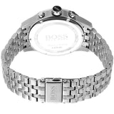  Shop Authentic Hugo Boss Jet Black Dial Silver Steel Strap Watch for Men - 1513383 - Luxxuri