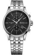  Shop Authentic Hugo Boss Jet Black Dial Silver Steel Strap Watch for Men - 1513383 - Luxxuri
