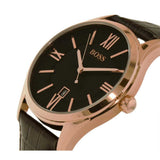  Shop Authentic Hugo Boss Ambassador Grey Dial Brown Leather Strap Watch for Men - 1513387 - Luxxuri