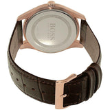  Shop Authentic Hugo Boss Ambassador Grey Dial Brown Leather Strap Watch for Men - 1513387 - Luxxuri
