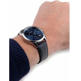  Shop Authentic Hugo Boss Time One Blue Dial Black Leather Strap Watch for Men - 1513431 - Luxxuri
