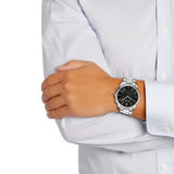  Shop Authentic Hugo Boss Commander Black Dial Silver Steel Strap Watch for Men - 1513433 - Luxxuri