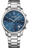  Shop Authentic Hugo Boss Commander Blue Dial Silver Steel Strap Watch for Men - 1513434 - Luxxuri